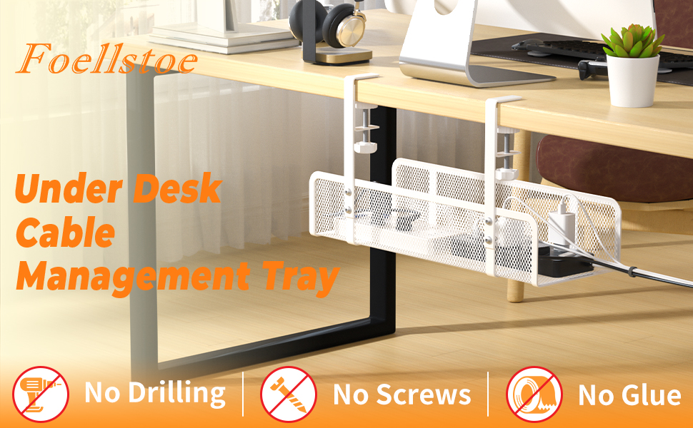 Cable Management Under Desk