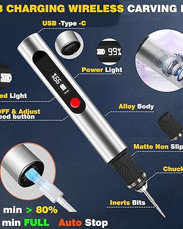 Cordless Electric Engraving Penfor Artists