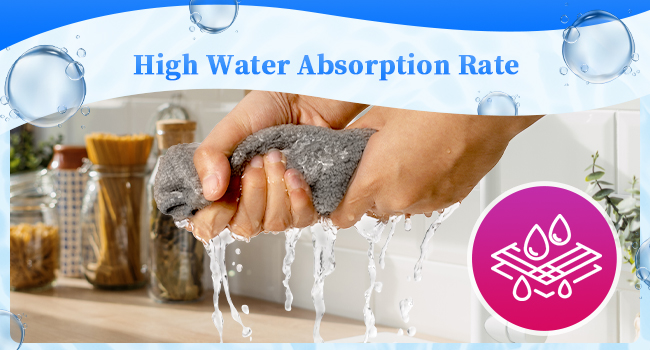 High Water Absorption Rate