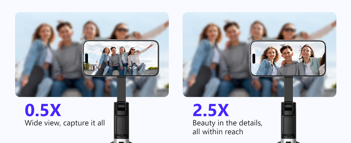 Magnetic selfie stick