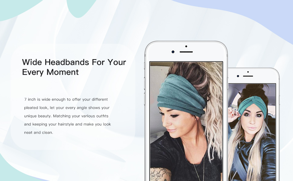 wide headbands for women