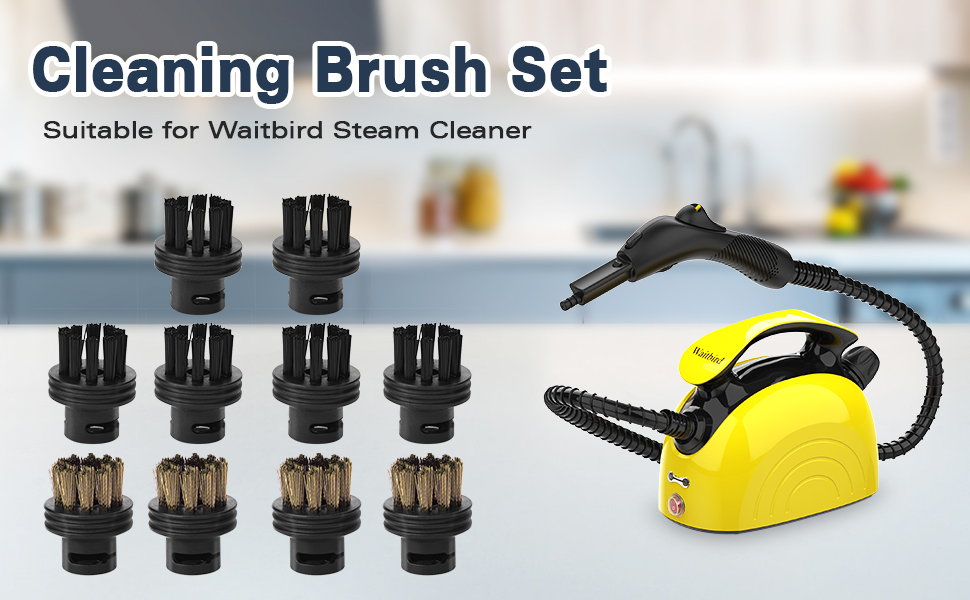 Cleaning Brush Set Suitable for Waitbird Steam Cleaner