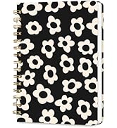 Hllwxrk Lined Spiral Journal Notebook, A5 College Ruled Spiral Notebook for Women, Hardcover with...