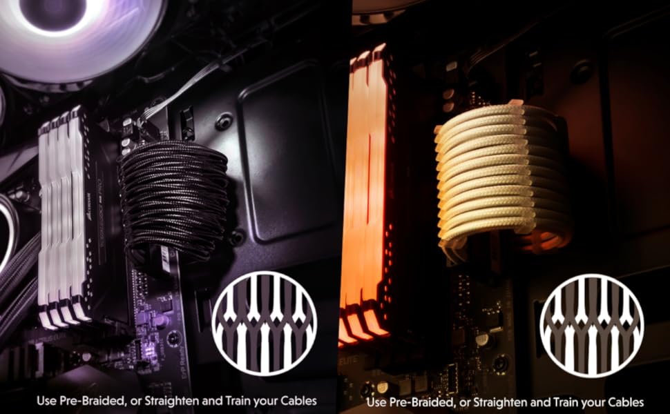 Power cable psu extension gpu graphic extender custom mod color colour management ryzen