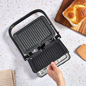 flex press grill, dash, dash grill, indoor grill, 180 degrees, removable plates