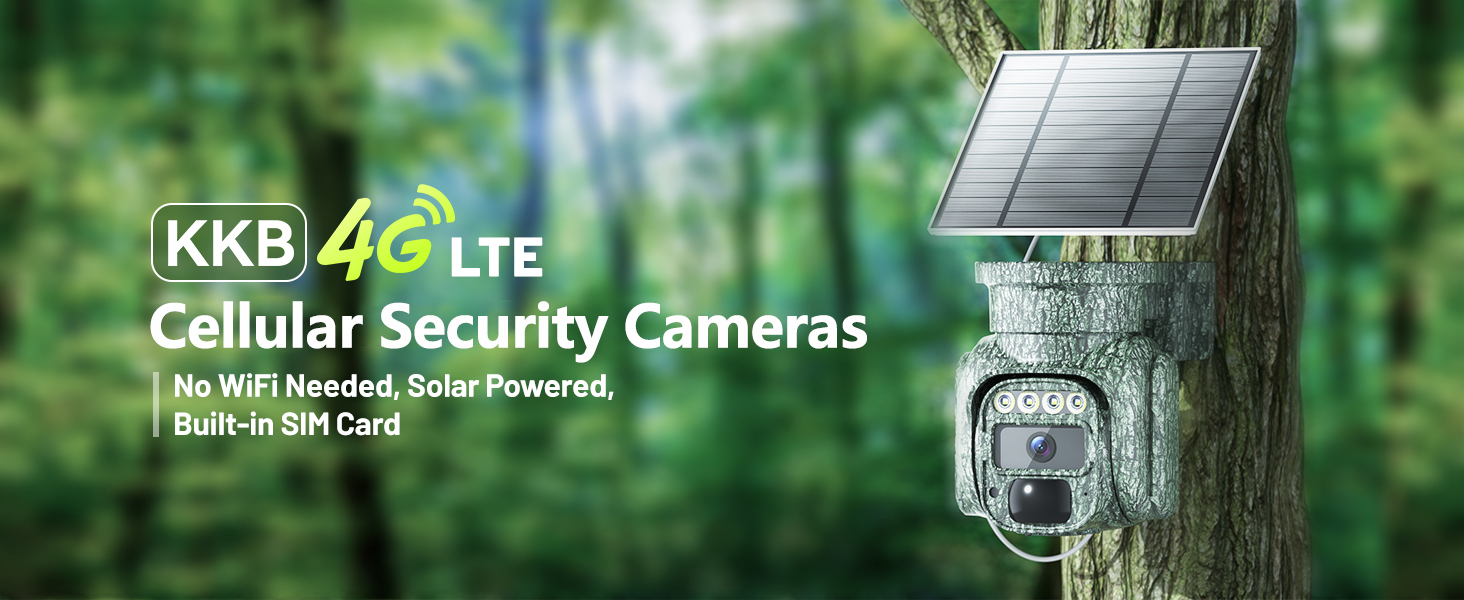 4g lte cellular security camera