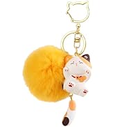 Jekvill Cat Keychain bag charms for handbags Cute Keychains for Women Kawaii Cat Backpacks Access...