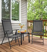 Set of 2 Patio Folding Chairs