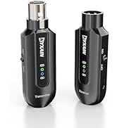 KYXAIN 2.4GHz Wireless Microphone System XLR Mic Adapter, Audio Dynamic Transmitter and Receiver ...