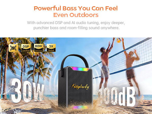 Karaoke Machine for Kids and Adults, Portable Karaoke Machine with 2 Wireless Microphones