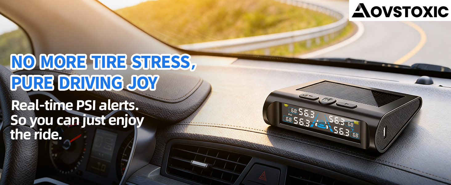 NO MORE TIRE STRESS, PURE DRIVING JOY