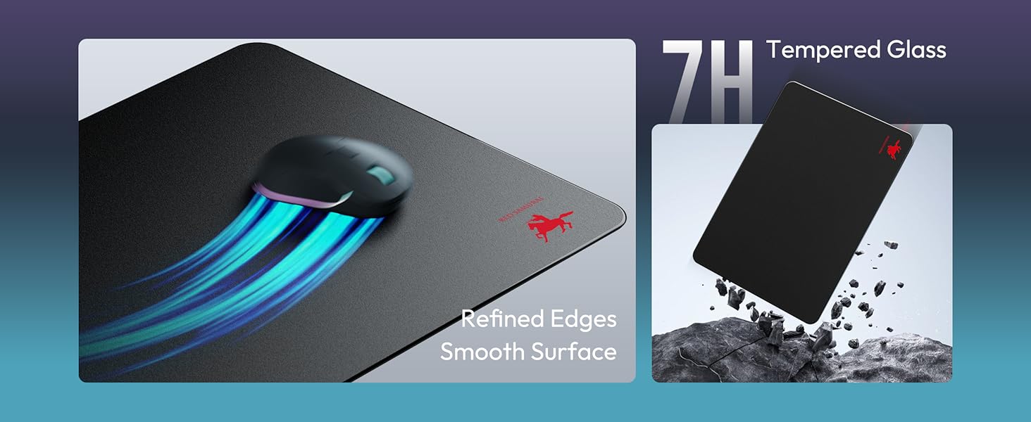 glass gaming pad