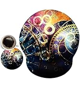 DINKY Ergonomic Mouse Pads, Cute Mouse Pad with Wrist Rest Support Gel, Non-Slip PU Base Mouse Ma...