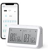 INKBIRD IBS-M2 Wi-Fi Gateway with Temperature Humidity Sensor, Smart App Control, Works with INKB...