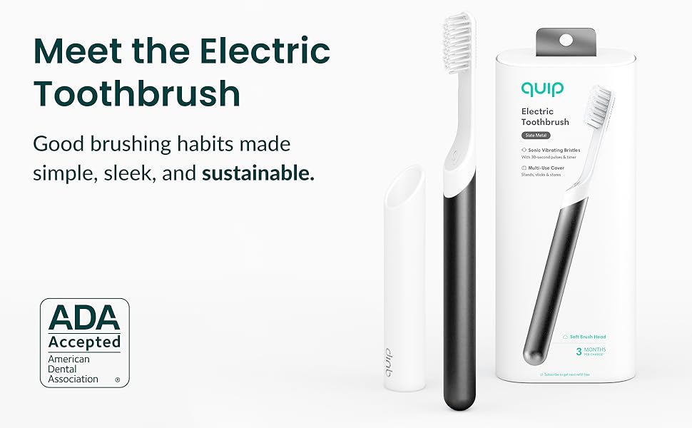 Meet the Electric Toothbrush. Simple and sleek.