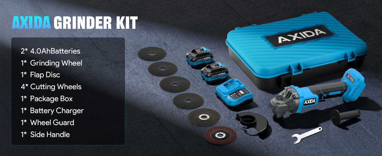 cordless angle grinder