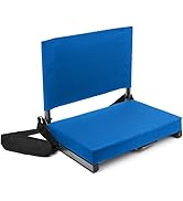 Cascade Mountain Tech Deluxe Stadium Seat, One Size, Black Ultra Padded