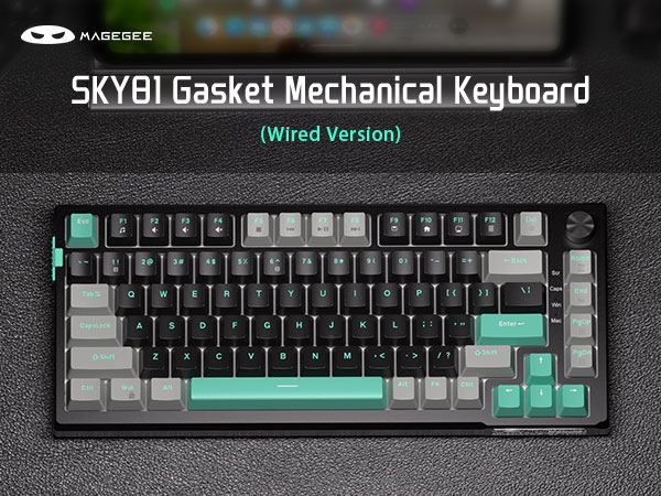 SKY81 Gasket Mechanical Keyboard (Wired Version)