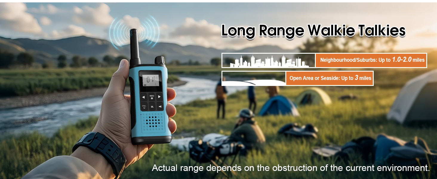 long distance walkie talkies