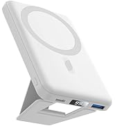 AOGUERBE for Magsafe Power Bank, 10000mAh Foldable Wireless Portable Charger with LED Display, 3 ...