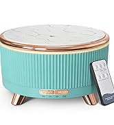 500ML Large Capacity Essential Oil Diffuser, Ultrasonic Aromatherapy Diffuser with 7 Color LED Li...
