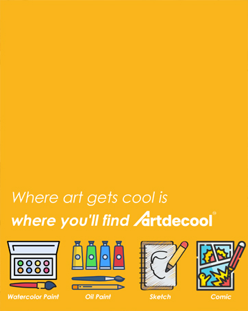 artdecool watercolor paint set