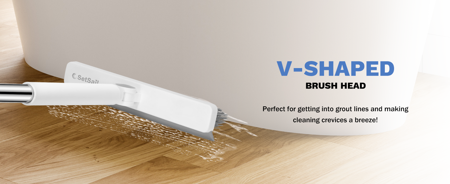 V-Shaped Floor Scrub Brush