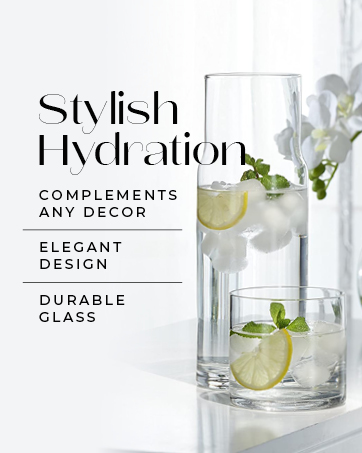 StyleSetter Water Carafe Stylish Hydration