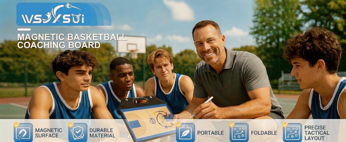 Magnetic Basketball Coaching Board