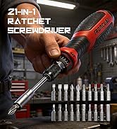 IRONCUBE 21 in 1 Multibit Screwdriver Set, Ratchet Screwdriver Tool, All in One Portable Tool Kit...