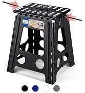 ACKO Folding Step Stool Foldable 16 Inch Stool 400 lbs Capacity,Plastic Stools for Adults and Kid...