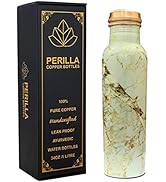 SPN-FOR1 Copper Water Bottle 34 Oz Leak Proof 100% Pure - An Ayurvedic Copper Vessel - Drink ...