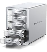 Yottamaster 5 Bay Hard Drive Enclosure, 10Gbps Daisy-Chain 5 Bay DAS, Aluminum USB C DAS Enclosur...