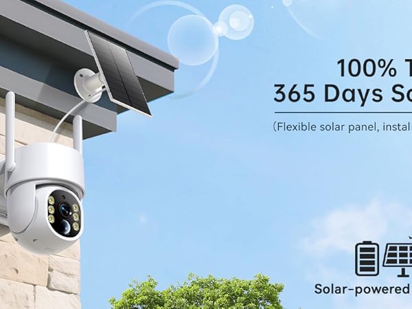 outdoor camera wireless solar powered