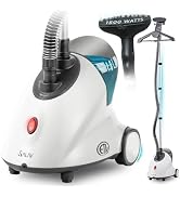 SALAV GS18 Full-Size Clothes Steamer - 1500W Power, 1.8L Water Tank, 60-Min Garment Steam, Iron C...