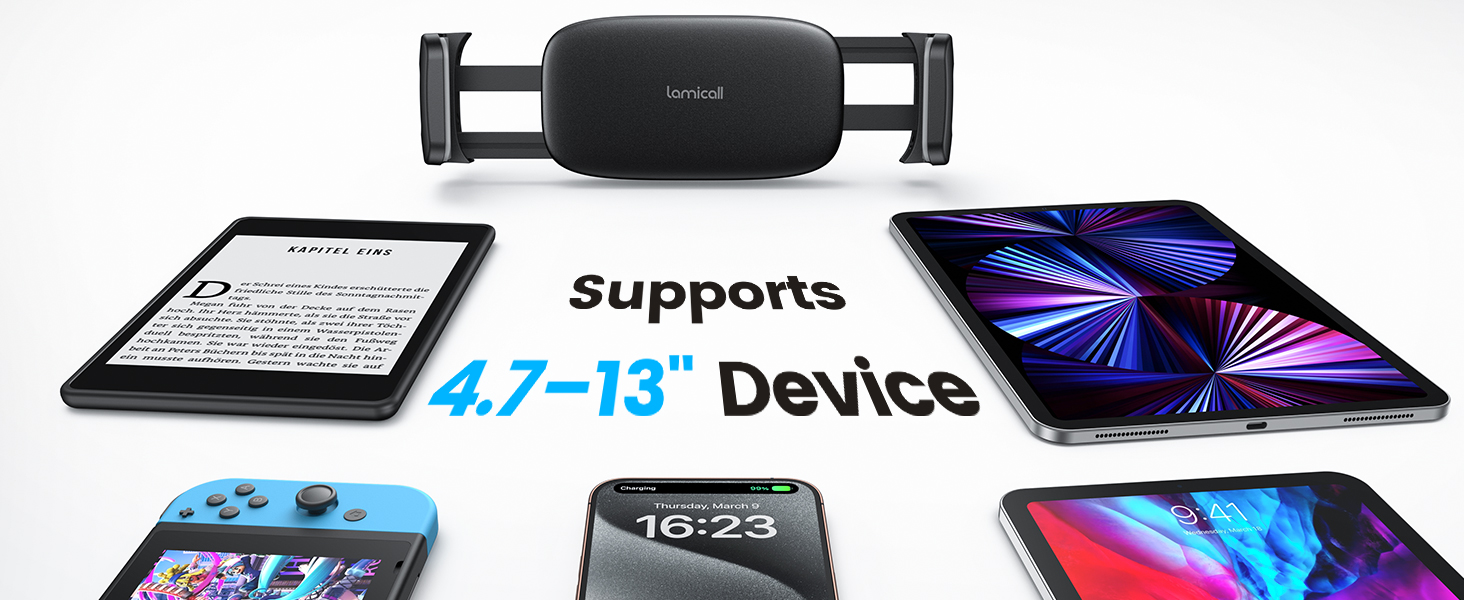 Supports 4.7-13&amp;#34; Devices