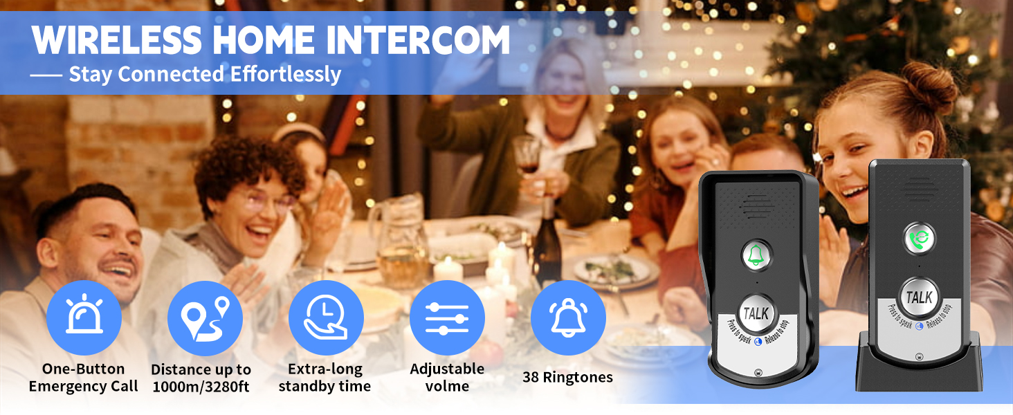 wireless intercom for home