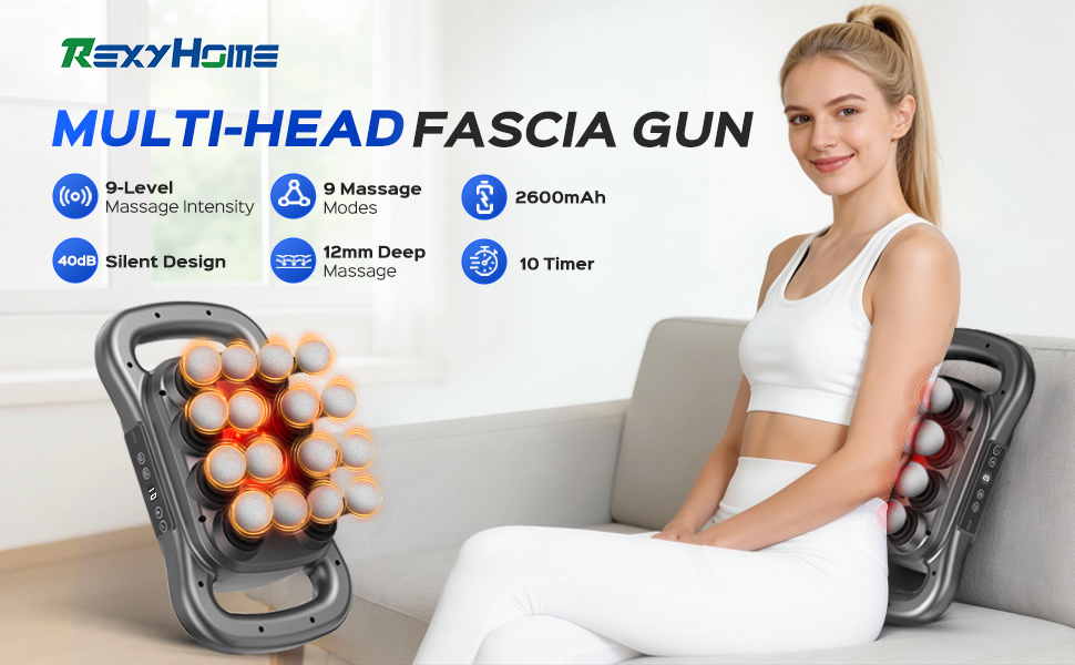 16 Head Massage Gun Set