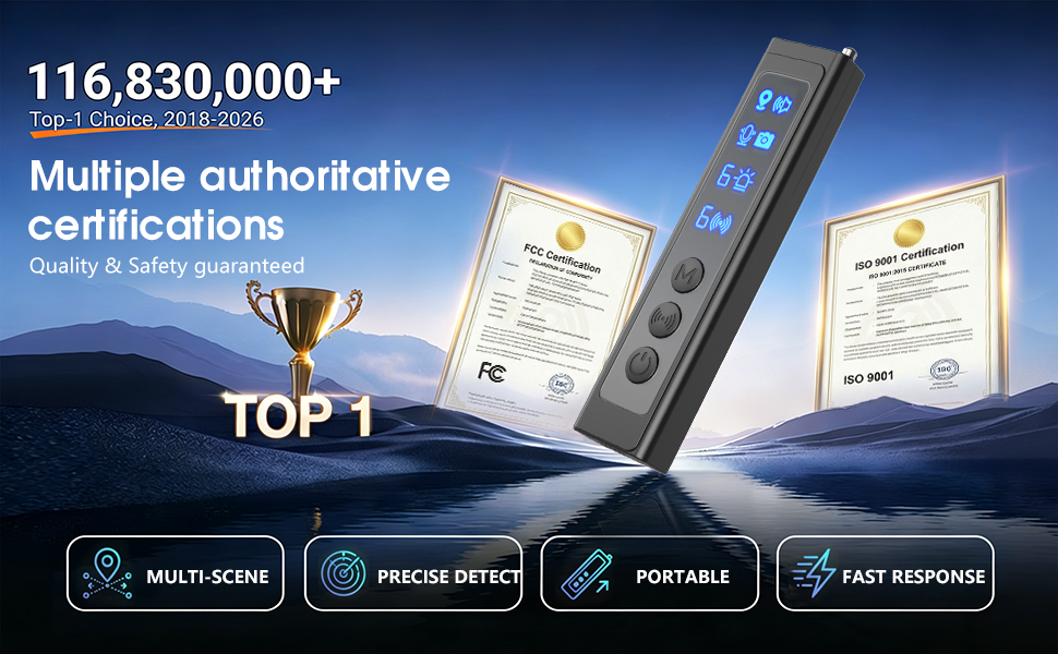 Hidden Camera Detector?,Professional RF Signal Scanner, Bug Detector