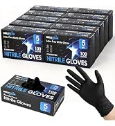 ONLYSTAR Cooking Gloves, 5 Mil 1000Pcs Nitrile Gloves Large - Food Grade, Powder Free, Textured, ...