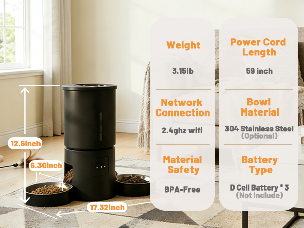 pet feeder automatic wifi