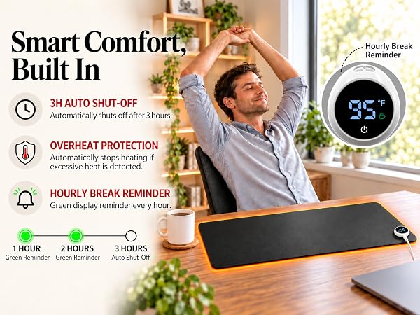 warm desk pad