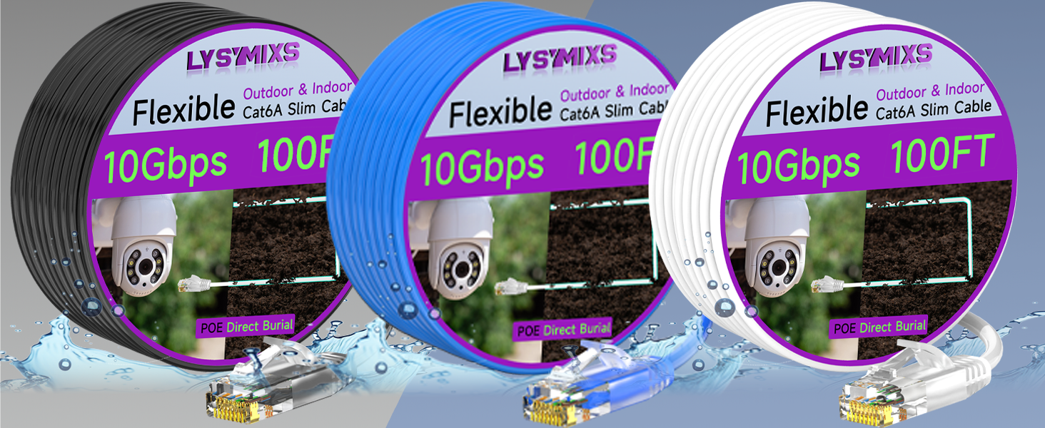 cat6 ethernet cable outdoor 200ft