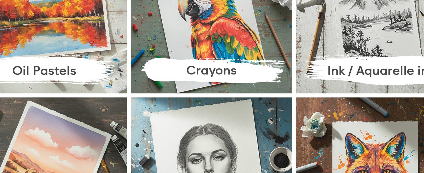 watercolor paper water color 85 x 11 pad bulk painting paint sketch for kids cards books acrylic 5x7