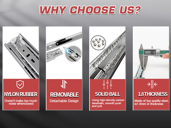 200 Lb Heavy Duty Drawer Slides