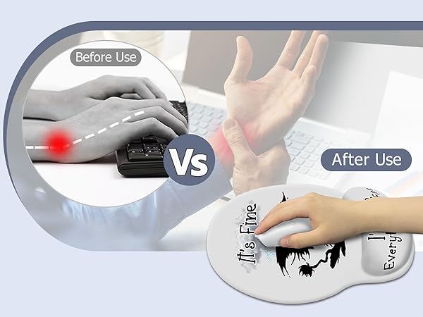 Mouse Pad with Wrist Rest