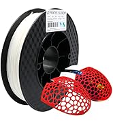 Yousu PVA Filament 1.75mm, Water Soluble Support 3D Printer Filament, 0.5kg, Natural PVA, Softens...