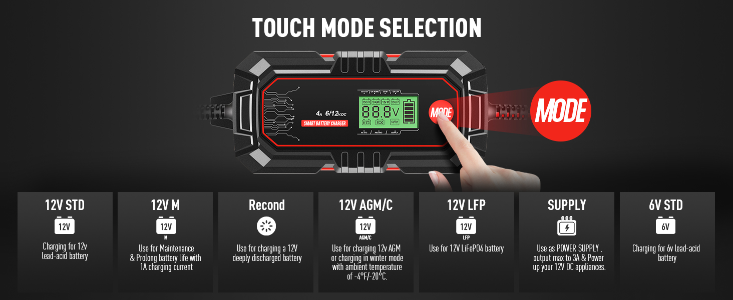 battery charger maintainer lipo battery charger