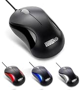 SOON GO Mini USB Wired Mouse for Laptop, Office, Business, Notebook, MacBook, Desktop, Chromebook...