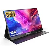 STEREN 16" Portable HDR Monitor for Laptops – Full HD Display with USB-C, HDMI, and Ultra-Slim De...